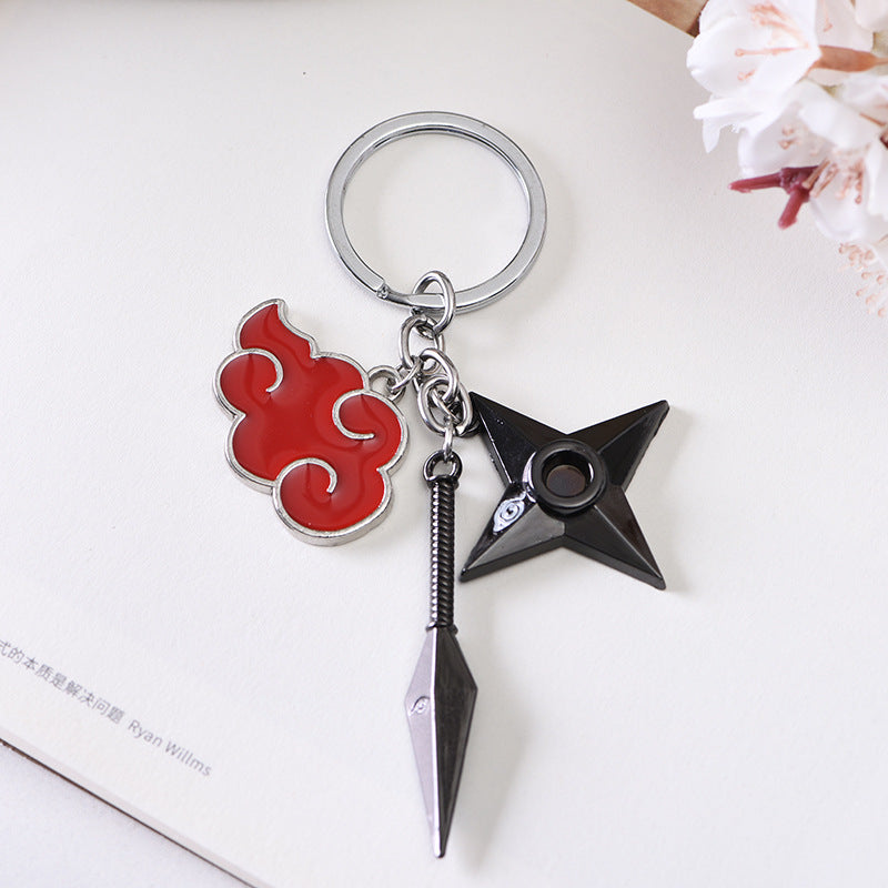 Naruto Kunai & Shuriken Keychains