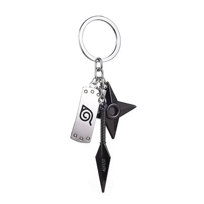 Naruto Kunai & Shuriken Keychains