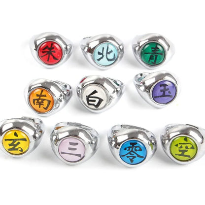 Naruto Akatsuki rings