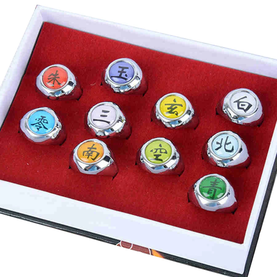 Naruto Akatsuki rings