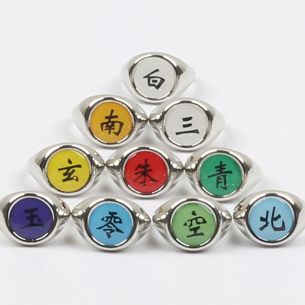 Naruto Akatsuki rings